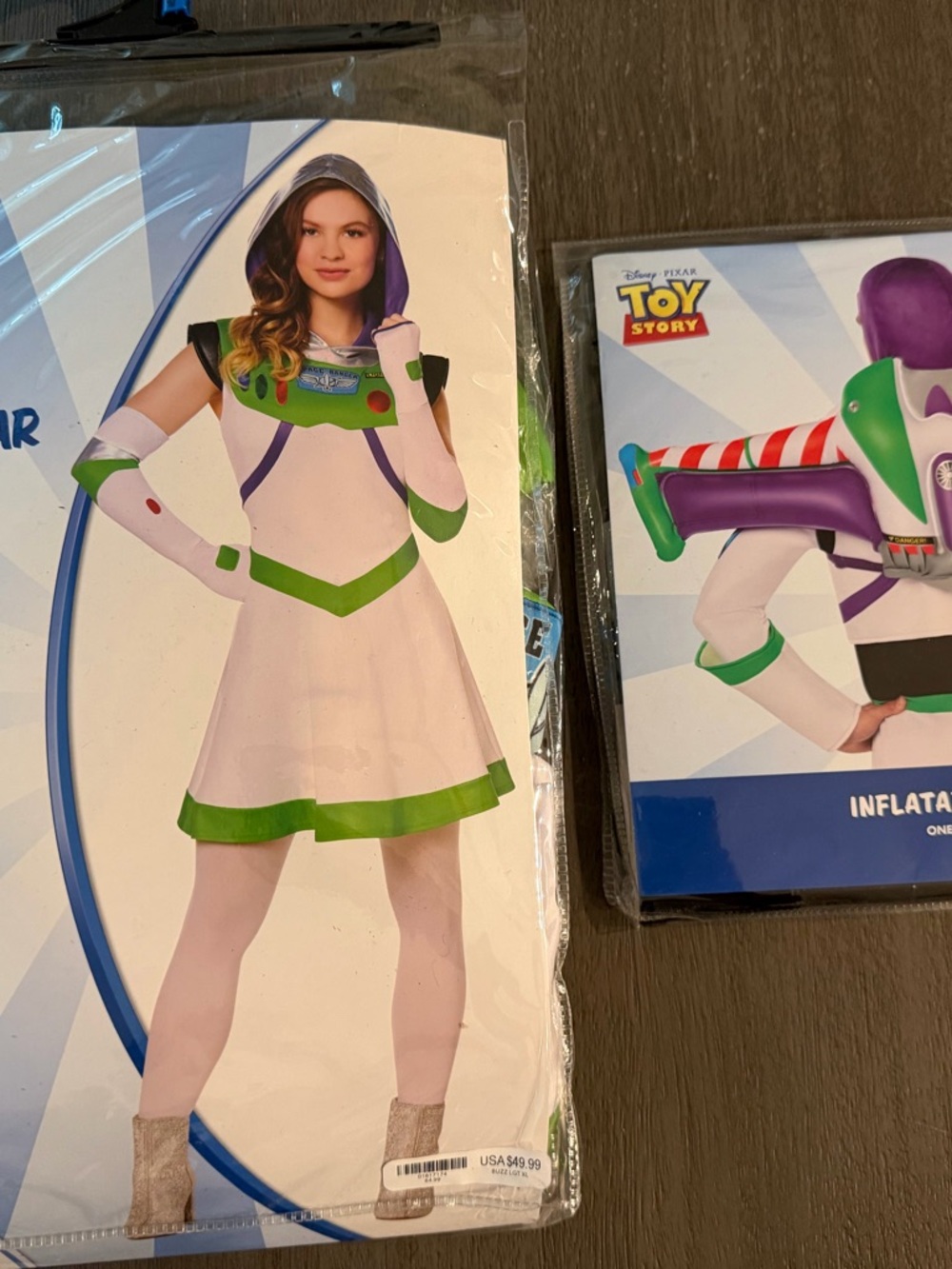Spirit White and Green Buzz Lightyear Dress Costume